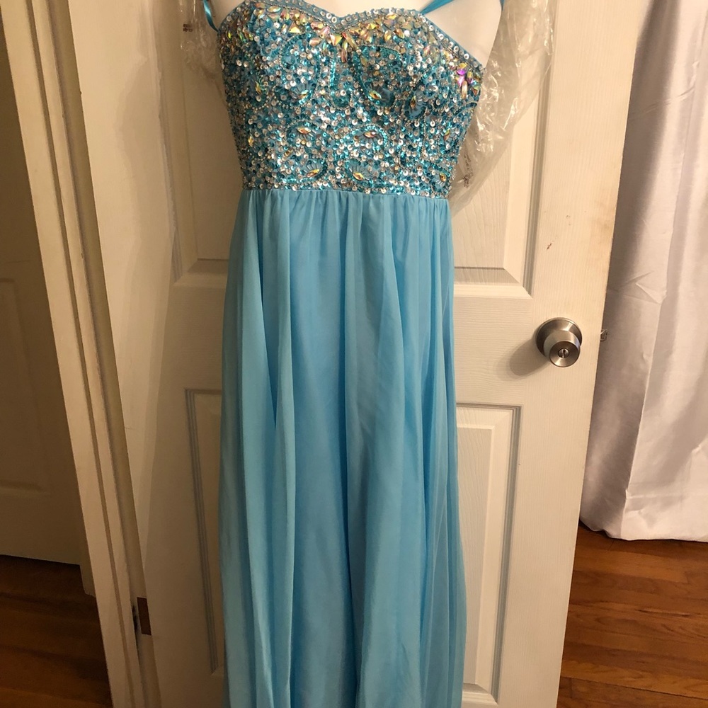 Teal Prom Dress